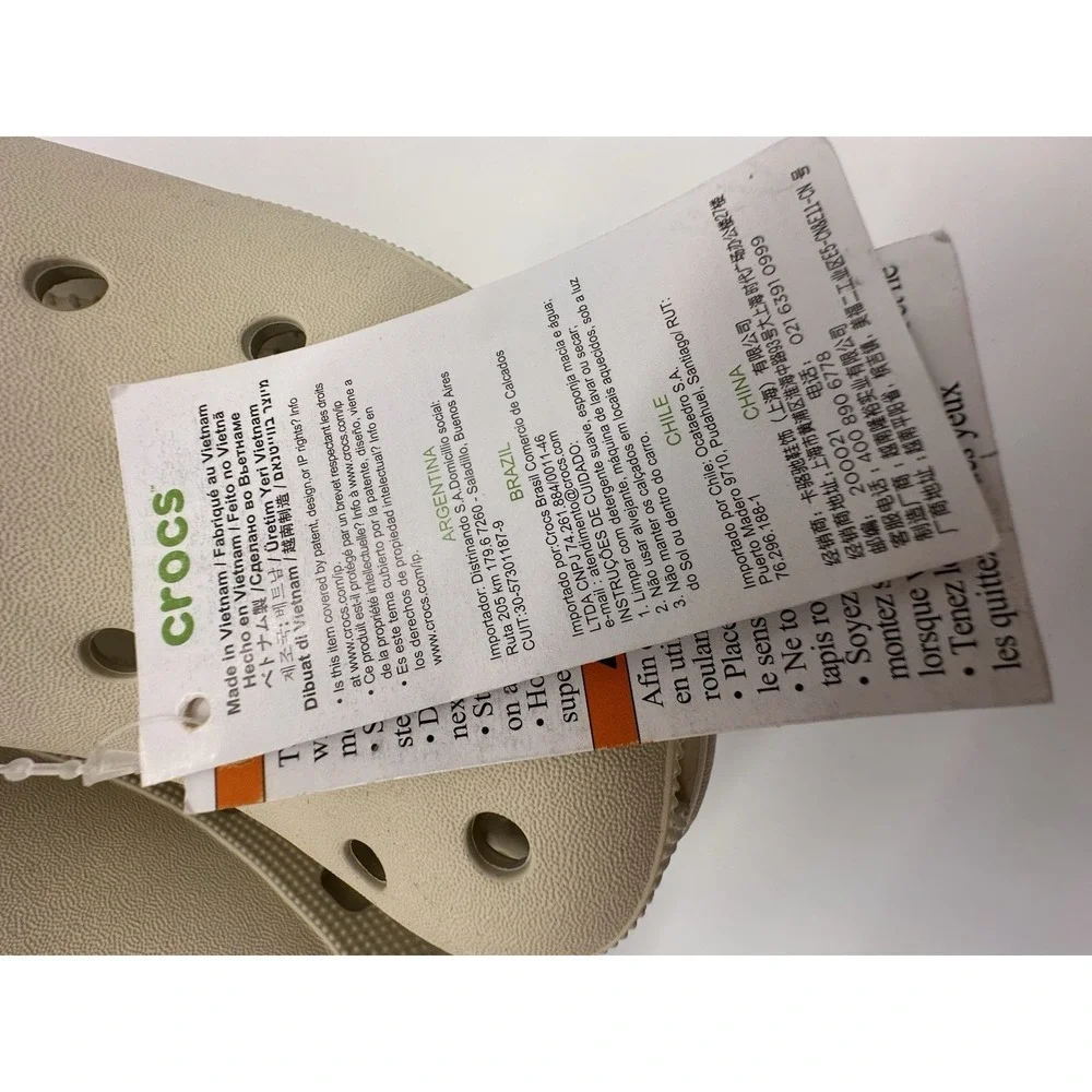 CROCS SIREN PLATFORM CLOGS Heeled Beige High Heel Platform‎ Sandals Sz 12 NWT